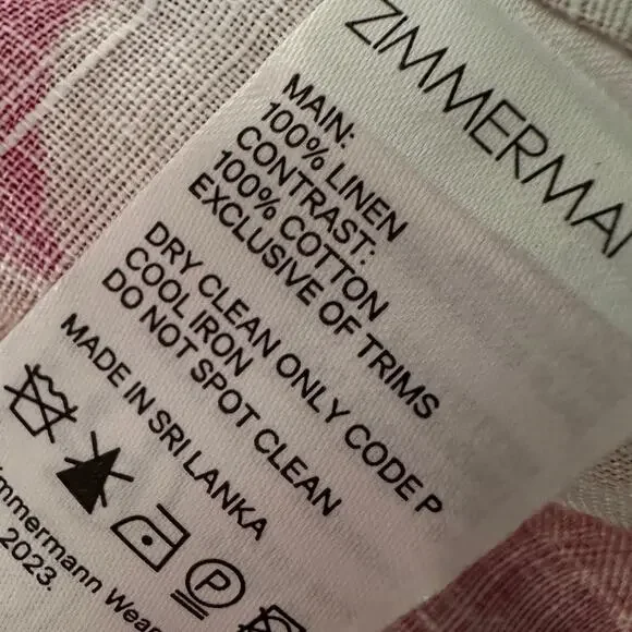 Zimmerman Lexi Floral Long Wrap Dress Size 0 (4 US) NWT - Picture 12 of 12